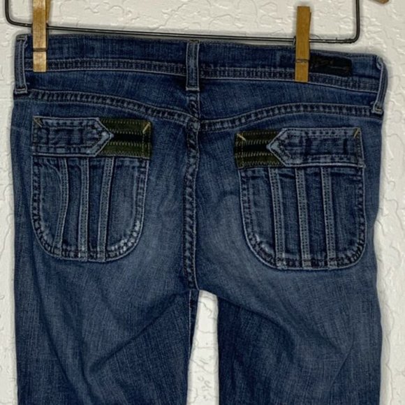 Citizens of humanity Leigh #148 DESTROYED stretch low waist boot cut jeans - Picture 6 of 11